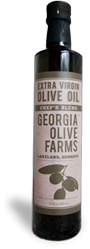 Georgia Olive Farms olive oil bottle